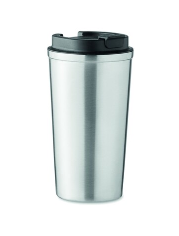 Doppelwandiger Becher 510 ml - Mattsilber bedrucken, Art.-Nr. MO6579-16 Doppelwandiger Becher 510 ml - Mattsilber bedrucken, Art.-Nr. MO6579-16