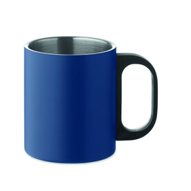 Doppelwandiger Becher 300 ml - Marineblau bedrucken, Art.-Nr. MO6600-85