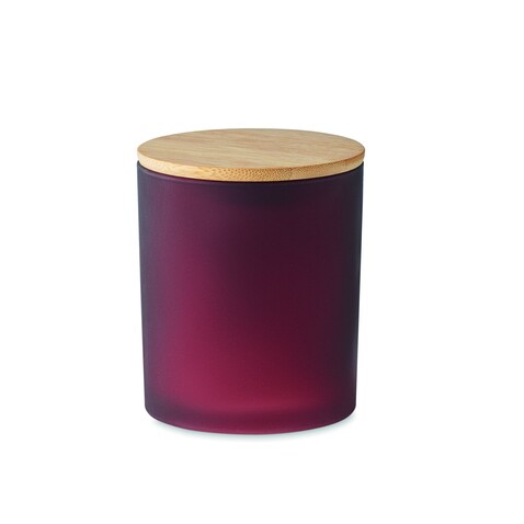 Kerze im Glas 120 g - Bordeaux bedrucken, Art.-Nr. MO6612-02 Kerze im Glas 120 g - Bordeaux bedrucken, Art.-Nr. MO6612-02