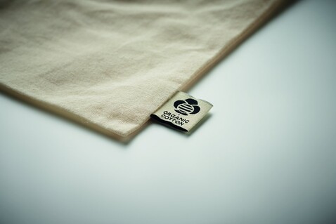 Großer Beutel Organic Cotton - Beige bedrucken, Art.-Nr. MO6636-13