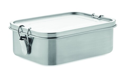 Lunchbox Edelstahl - Mattsilber bedrucken, Art.-Nr. MO6671-16 Lunchbox Edelstahl - Mattsilber bedrucken, Art.-Nr. MO6671-16