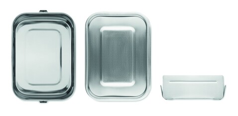Lunchbox Edelstahl - Mattsilber bedrucken, Art.-Nr. MO6671-16 Lunchbox Edelstahl - Mattsilber bedrucken, Art.-Nr. MO6671-16