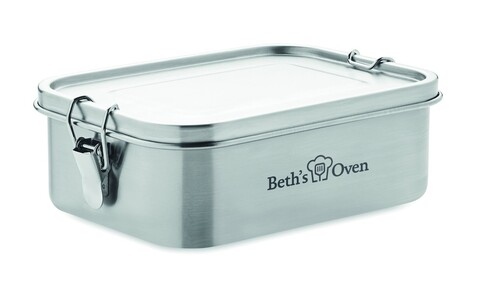 Lunchbox Edelstahl - Mattsilber bedrucken, Art.-Nr. MO6671-16 Lunchbox Edelstahl - Mattsilber bedrucken, Art.-Nr. MO6671-16
