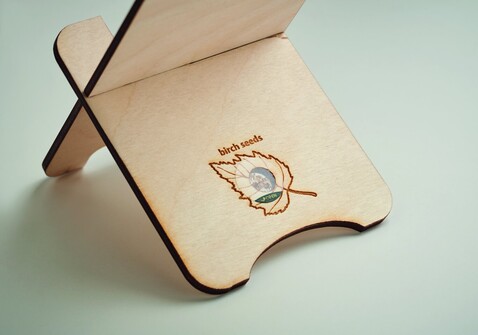 Smartphone Halter Kiefernholz - Holz bedrucken, Art.-Nr. MO6690-40 Smartphone Halter Kiefernholz - Holz bedrucken, Art.-Nr. MO6690-40
