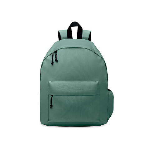 Rucksack 600D RPET-Polyester - Dunkelgrün bedrucken, Art.-Nr. MO6703-60 Rucksack 600D RPET-Polyester - Dunkelgrün bedrucken, Art.-Nr. MO6703-60