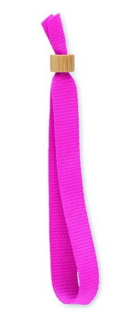 Armband RPET-Polyester - Fuchsie bedrucken, Art.-Nr. MO6706-38 Armband RPET-Polyester - Fuchsie bedrucken, Art.-Nr. MO6706-38