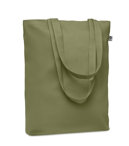 Einkaufstasche Canvas 270 g/m² - Grün bedrucken, Art.-Nr. MO6713-09