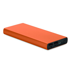 Powerbank 10000 mAh - Orange bedrucken, Art.-Nr. MO6770-10