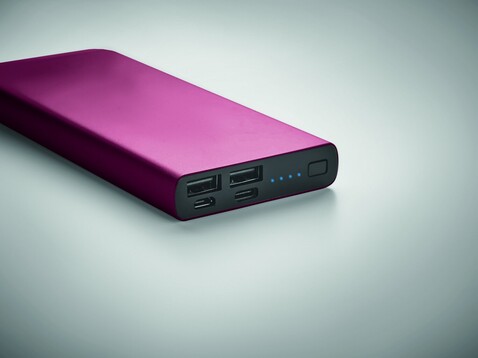 Powerbank 10000 mAh - Bordeaux bedrucken, Art.-Nr. MO6770-02
