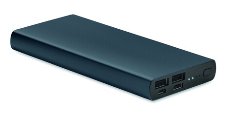 Powerbank 10000 mAh - Marineblau bedrucken, Art.-Nr. MO6770-85 Powerbank 10000 mAh - Marineblau bedrucken, Art.-Nr. MO6770-85