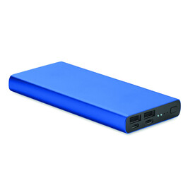 Powerbank 10000 mAh - Königsblau bedrucken, Art.-Nr. MO6770-37