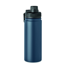 Doppelwandige Flasche 500 ml - Marineblau bedrucken, Art.-Nr. MO6774-85