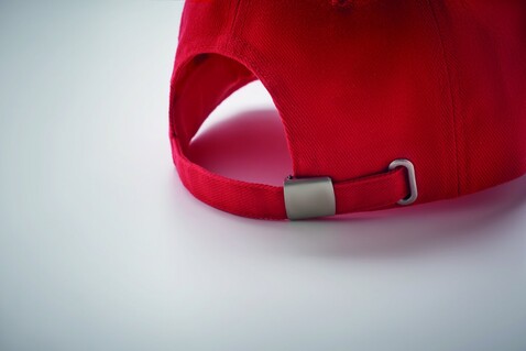Baseball cap 5 panels 260g/m² - Rot bedrucken, Art.-Nr. MO6875-05 Baseball cap 5 panels 260g/m² - Rot bedrucken, Art.-Nr. MO6875-05