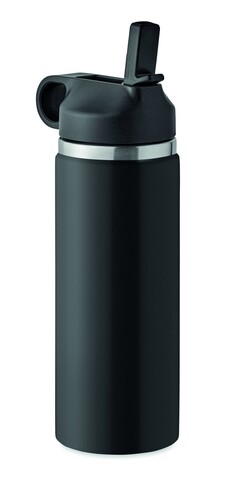 Doppelwandige Flasche 500 ml - Schwarz bedrucken, Art.-Nr. MO6938-03