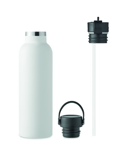 Doppelwandige Flasche 700 ml - Weiß bedrucken, Art.-Nr. MO6944-06