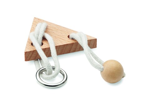 Geduldsspiel Holz Dreieck - Holz bedrucken, Art.-Nr. MO6989-40 Geduldsspiel Holz Dreieck - Holz bedrucken, Art.-Nr. MO6989-40