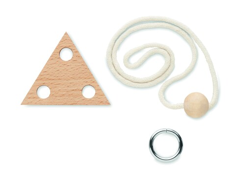 Geduldsspiel Holz Dreieck - Holz bedrucken, Art.-Nr. MO6989-40 Geduldsspiel Holz Dreieck - Holz bedrucken, Art.-Nr. MO6989-40