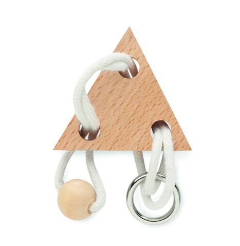 Geduldsspiel Holz Dreieck - Holz bedrucken, Art.-Nr. MO6989-40 Geduldsspiel Holz Dreieck - Holz bedrucken, Art.-Nr. MO6989-40