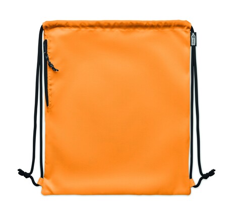 Großer Beutel mit Kordelzug - Orange bedrucken, Art.-Nr. MO6997-10