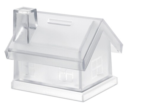 Spardose Haus - Transparent bedrucken, Art.-Nr. MO7242-22