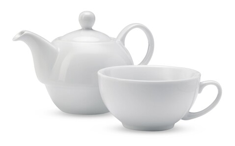 Tee-Set - Weiß bedrucken, Art.-Nr. MO7343-06 Tee-Set - Weiß bedrucken, Art.-Nr. MO7343-06