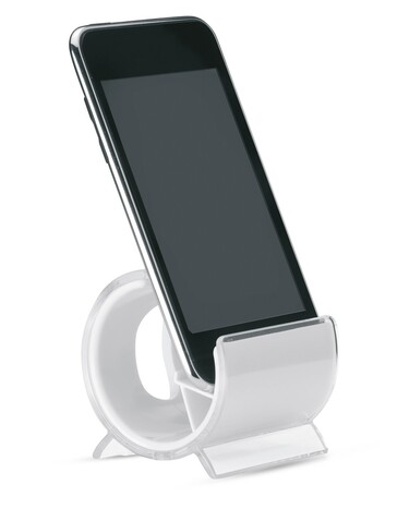 Smartphone Halter - Weiß bedrucken, Art.-Nr. MO7937-06 Smartphone Halter - Weiß bedrucken, Art.-Nr. MO7937-06