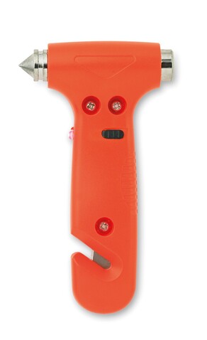 3 in 1 Notfall-Hammer - Orange bedrucken, Art.-Nr. MO8470-10 3 in 1 Notfall-Hammer - Orange bedrucken, Art.-Nr. MO8470-10