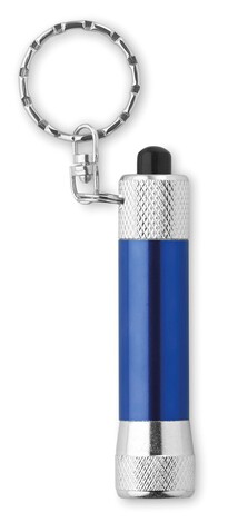 Schlüsselring Mini-Leuchte - Blau bedrucken, Art.-Nr. MO8622-04