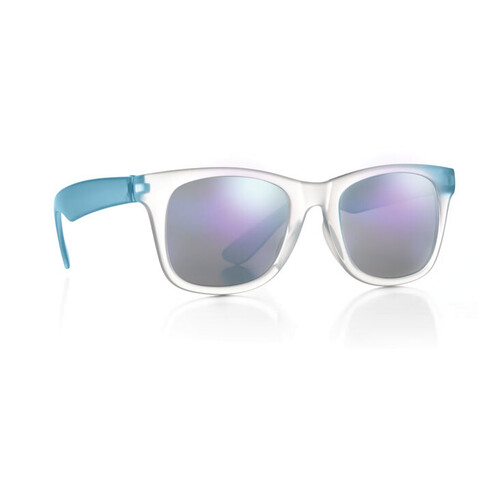 Verspiegelte Sonnenbrille - Blau bedrucken, Art.-Nr. MO8652-04