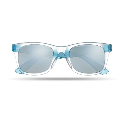 Verspiegelte Sonnenbrille - Blau bedrucken, Art.-Nr. MO8652-04