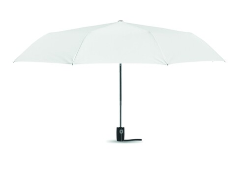 Windbeständiger Regenschirm 21” - Weiß bedrucken, Art.-Nr. MO8780-06