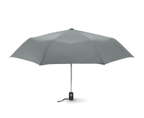 Windbeständiger Regenschirm 21” - Grau bedrucken, Art.-Nr. MO8780-07
