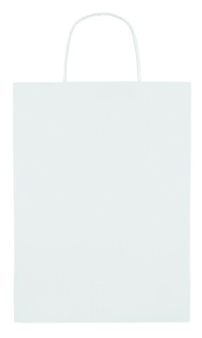 Papiertüte, groß 150 gr/m² - Weiß bedrucken, Art.-Nr. MO8809-06
