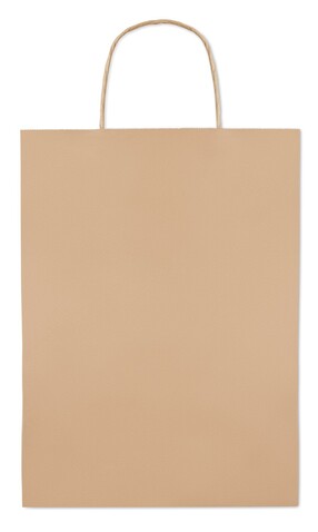 Papiertüte, groß 150 gr/m² - Beige bedrucken, Art.-Nr. MO8809-13 Papiertüte, groß 150 gr/m² - Beige bedrucken, Art.-Nr. MO8809-13