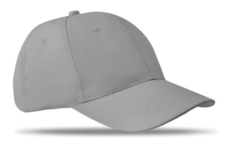 Baseball cap 6 panels 160g/m² - Grau bedrucken, Art.-Nr. MO8834-07 Baseball cap 6 panels 160g/m² - Grau bedrucken, Art.-Nr. MO8834-07