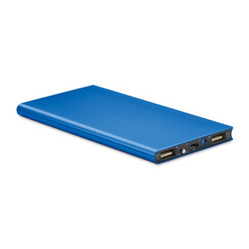 Powerbank 8000 mAh - Königsblau bedrucken, Art.-Nr. MO8839-37