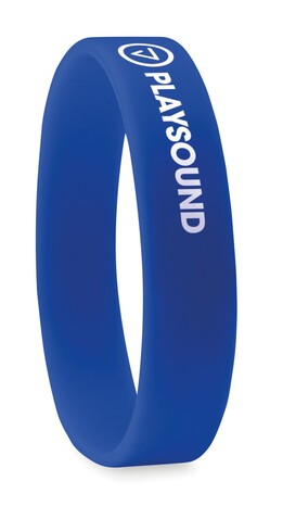Silikon Armband  - Blau bedrucken, Art.-Nr. MO8913-04