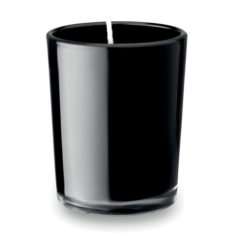 Duftkerze im Glas - Schwarz bedrucken, Art.-Nr. MO9030-03