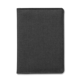 Reisedokumenten-Etui - Schwarz bedrucken, Art.-Nr. MO9107-03