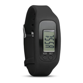 Pedometer Armband - Schwarz bedrucken, Art.-Nr. MO9136-03