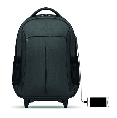 Rucksack-Trolley - Grau bedrucken, Art.-Nr. MO9179-07
