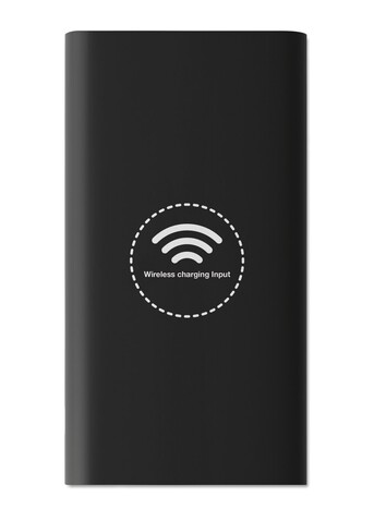 Wireless Powerbank Typ C - Schwarz bedrucken, Art.-Nr. MO9238-03 Wireless Powerbank Typ C - Schwarz bedrucken, Art.-Nr. MO9238-03