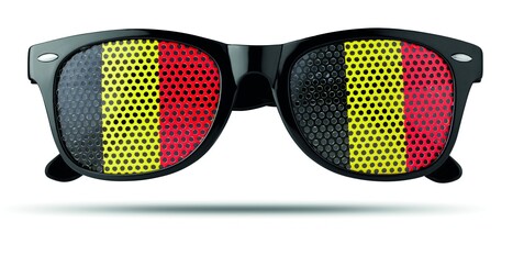 Fan Sonnenbrille - Schwarz bedrucken, Art.-Nr. MO9275-03