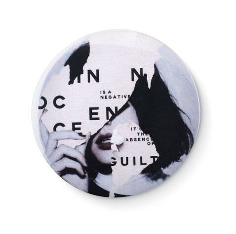 Magnet-Badge mit Kapselheber - Mattsilber bedrucken, Art.-Nr. MO9331-16