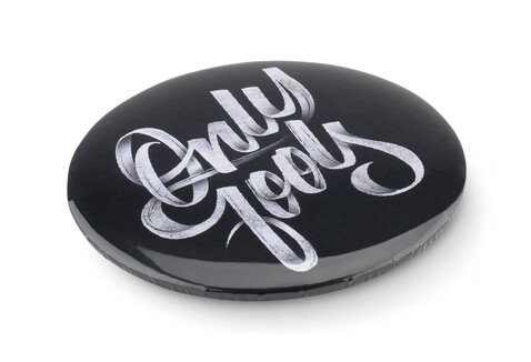 Magnet-Badge mit Kapselheber - Mattsilber bedrucken, Art.-Nr. MO9331-16