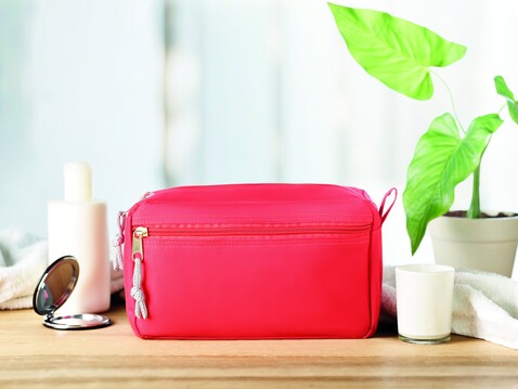 Kosmetiktasche - Rot bedrucken, Art.-Nr. MO9345-05