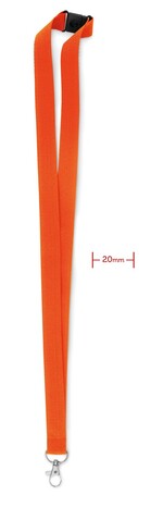 Lanyard - Orange bedrucken, Art.-Nr. MO9354-10