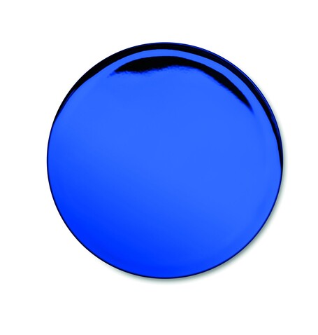 Lippenbalsam mit Spiegel - Blau bedrucken, Art.-Nr. MO9374-04