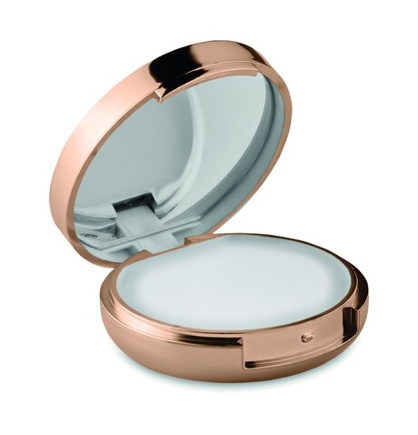Lippenbalsam mit Spiegel - Champagne bedrucken, Art.-Nr. MO9374-19 Lippenbalsam mit Spiegel - Champagne bedrucken, Art.-Nr. MO9374-19