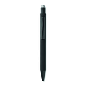 Druckkugelschreiber mit Stylus - Silber bedrucken, Art.-Nr. MO9393-14